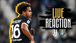 🔴? WATCH NOW: JUVENTUS VS FROSINONE | LIVE REACTION💪⚪⚫??