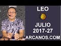 Video Horscopo Semanal LEO  del 2 al 8 Julio 2017 (Semana 2017-27) (Lectura del Tarot)