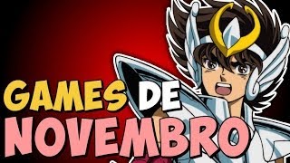 GAMES - Lançamentos de NOVEMBRO