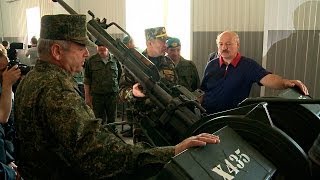 Лукашенко посетил 103-ю отдельную гвардейскую мобильную бригаду сил спецопераций в Витебске