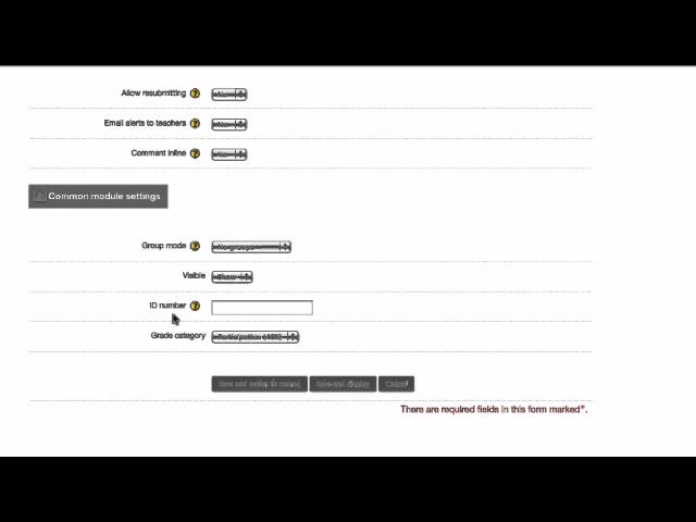 Moodle: Using the Add an Activity drop-down menu