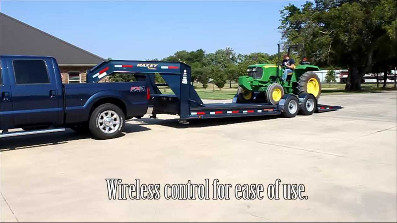 MAXEY TRAILERS 16K GOOSENECK DROPNLOAD YouTube
