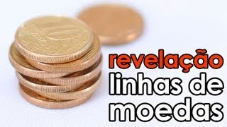 Revelação desafio das linhas de moedas