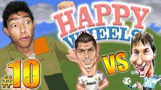 MESSI vs CRISTIANO RONALDO - Happy Wheels: Episodio 10