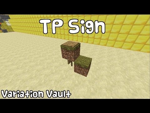 Minecraft Bukkit Plugin - TP SIGN - Create signs that teleport anywhere!