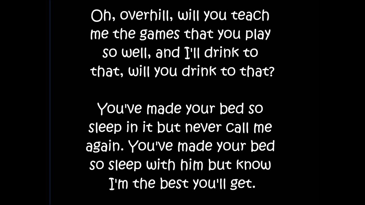 You Me At Six You've Made Your Bed (So Sleep In It) Lyrics YouTube