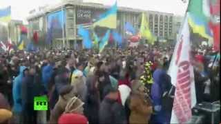 Восьмой день митингов в поддержку евроинтеграции Украины