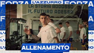 L'allenamento in palestra degli Azzurri | EURO 2024