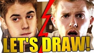 JUSTIN BIEBER'S DROGENDELIKT - Let's Draw