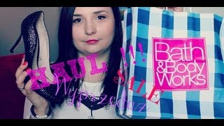 Haul #10 2013 - wyprzedaże: Zara, Bath&Body Works, Melissa itd