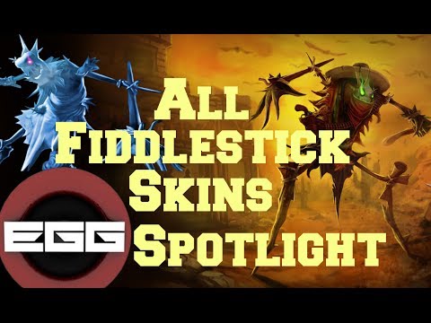 All Fiddlesticks Skins Spotlight - League of Legends Skin Review [HD