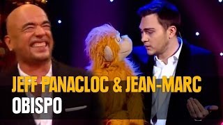 Jeff Panacloc et Jean Marc avec Pascal Obispo