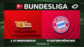 1. FC Union Berlin vs. FC Bayern München | Matchday 10 — Bundesliga 2025/26