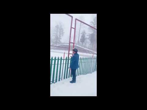 funny dance tik tok on snow falls maree hills by RB