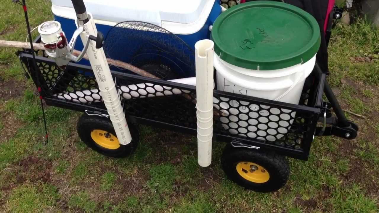 Homemade Fishing Cart - YouTube