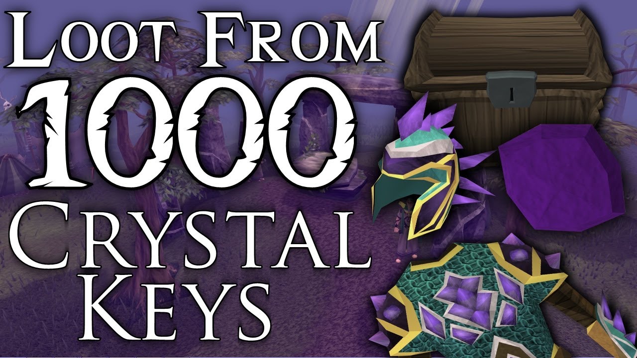 Runescape 3 Loot From 1000 Crystal Keys YouTube