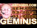 Video Horscopo Semanal GMINIS  del 26 Diciembre 2021 al 1 Enero 2022 (Semana 2021-53) (Lectura del Tarot)