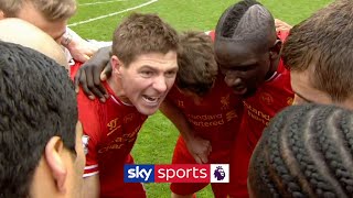 Steven Gerrard leads Liverpool's Post-Match Huddle