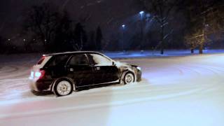 Snow drifting - Saab 9-2x