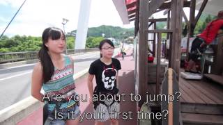 NIPPON珍道中 群馬県でバンジー！ Bungee Jumping in Gunma