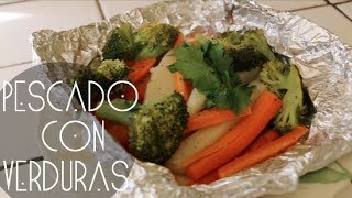 RECETA - TILAPIA CON VERDURAS EN EL HORNO!