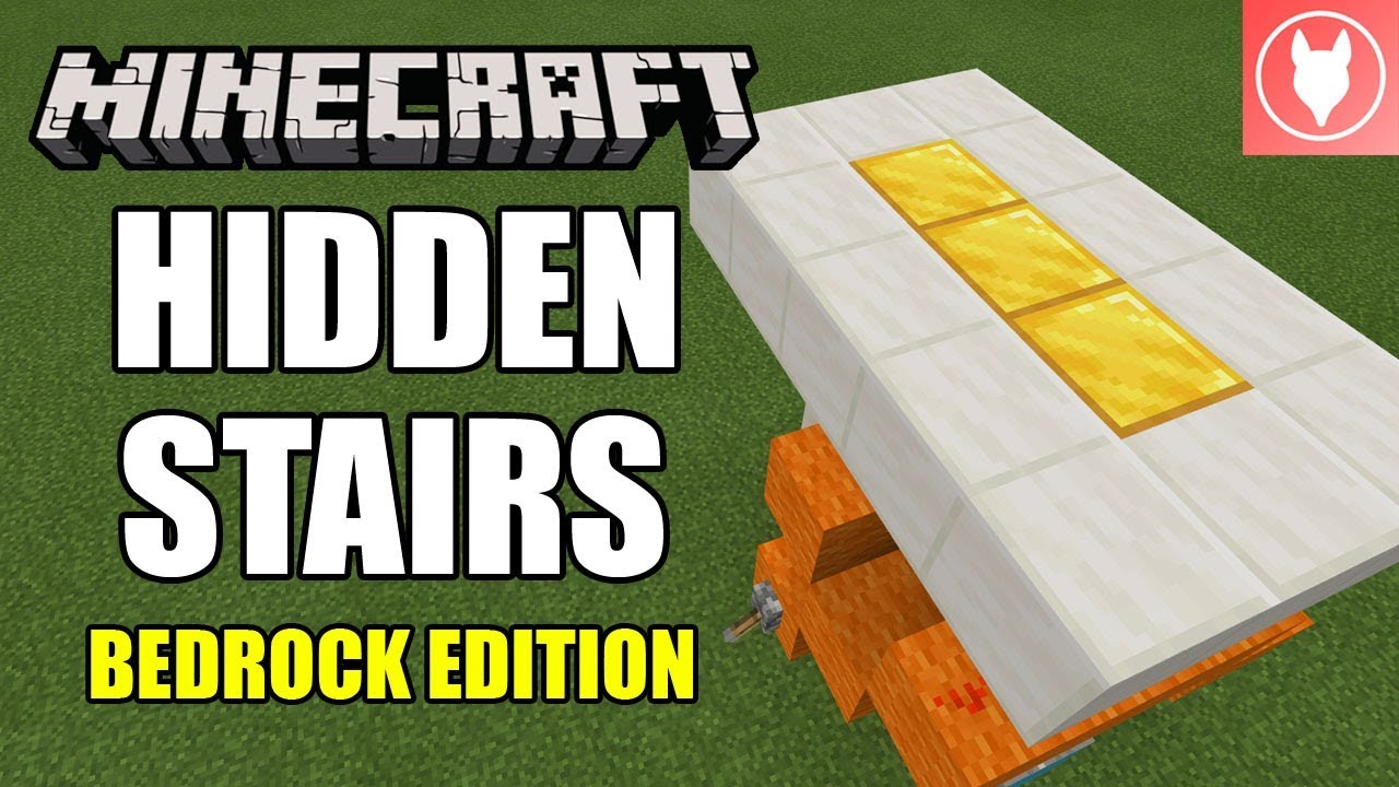 Minecraft Bedrock Hidden Piston Door Half Jeb Door Tutorial