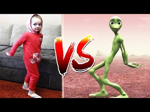 DAME TU COSITA Dance CHALLENGE Funny Alien Dance Challenge 2018 #dametucositachallenge