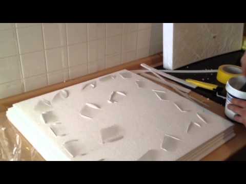 Decken und Wände mit Styroporplatten dämmen - YouTube