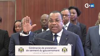 GABON/POLITIQUE: Cérémonie prestation de serment du gouvernement le 15 janvier 2019