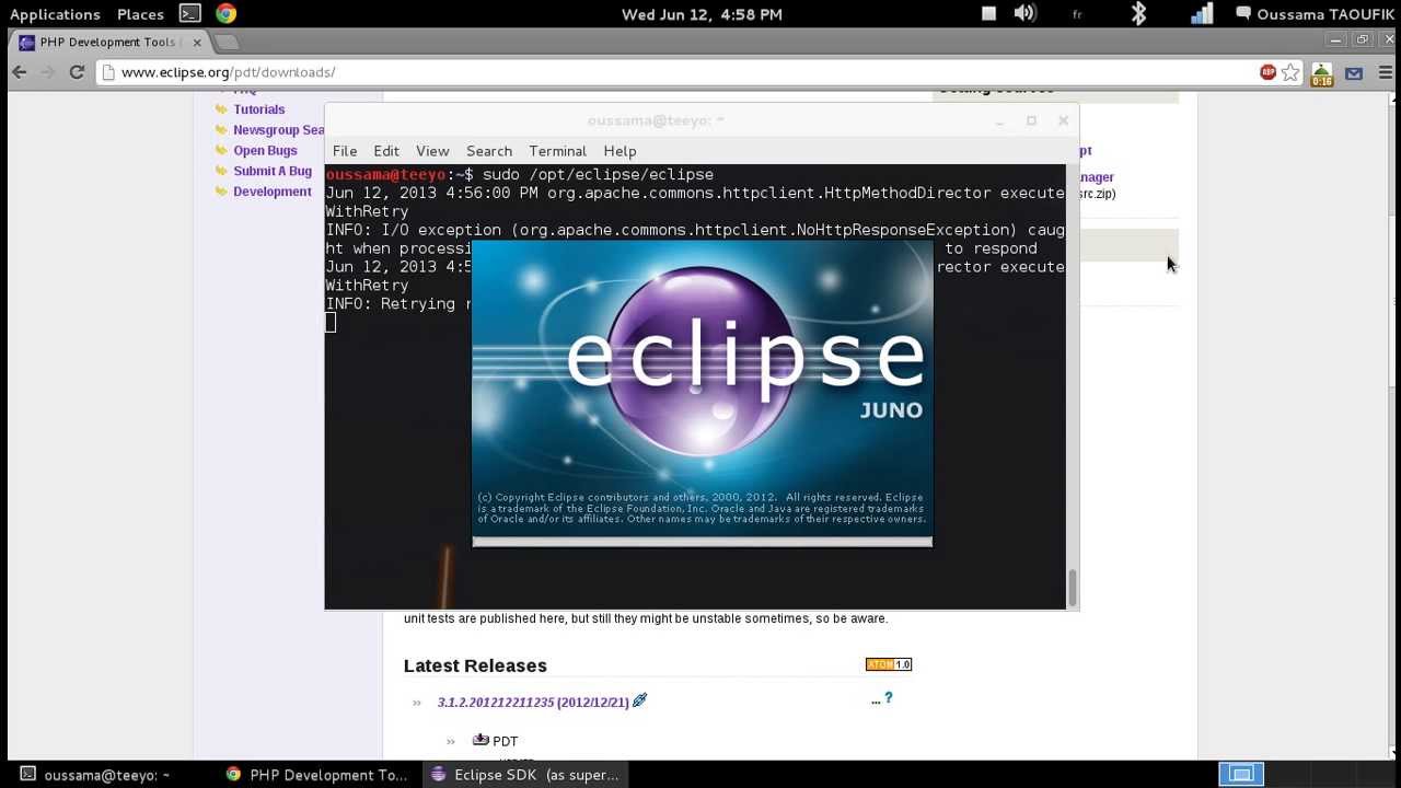 Install php plugin for Eclipse (Juno) - YouTube