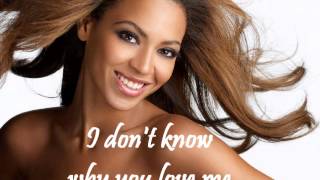 Beyonce ~ flaws and all (with lyrics)