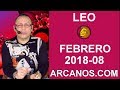Video Horscopo Semanal LEO  del 18 al 24 Febrero 2018 (Semana 2018-08) (Lectura del Tarot)