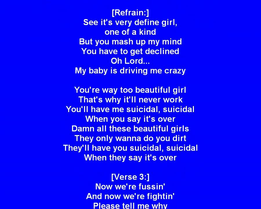 flirting signs for girls lyrics youtube lyrics download