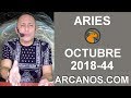 Video Horscopo Semanal ARIES  del 28 Octubre al 3 Noviembre 2018 (Semana 2018-44) (Lectura del Tarot)