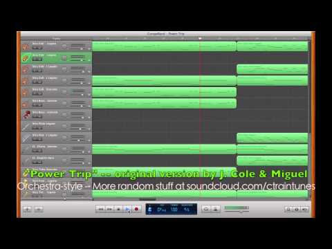 "Power Trip" orchestra-style via GarageBand (original song by J. Cole & Miguel)