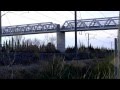 TGV duplex sur la LGV Med à Cavaillon (03/14)