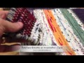 Patchworkmatta tillverkad av trasmattor: Teos