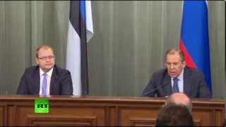 Пресс-конференция по итогам переговоров МИД России и Эстонии