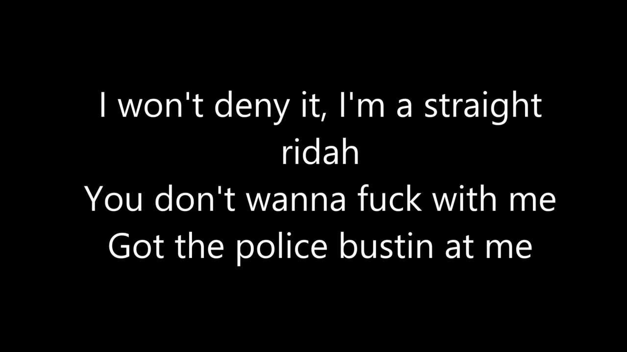 Tupac- Ambitionz Az a Ridah (Lyrics) - YouTube