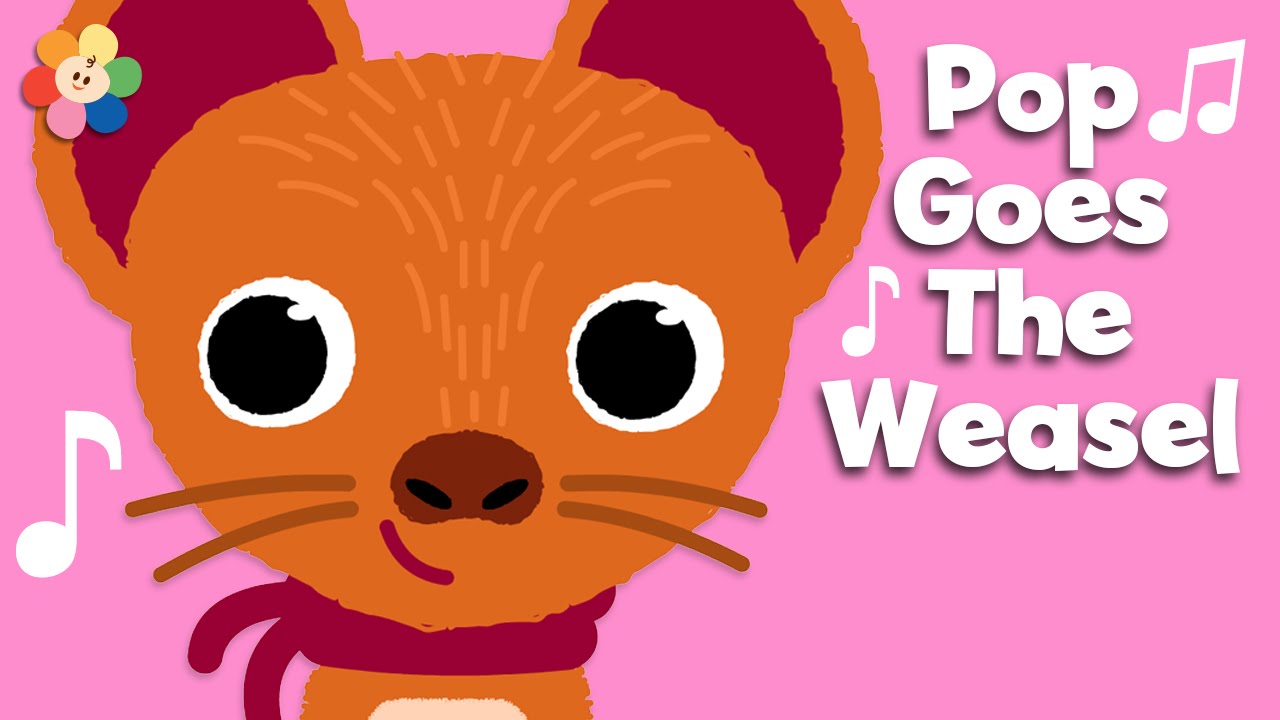 Pop Goes The Weasel Song with Lyrics Nursery Rhymes for Babies and Toddlers...