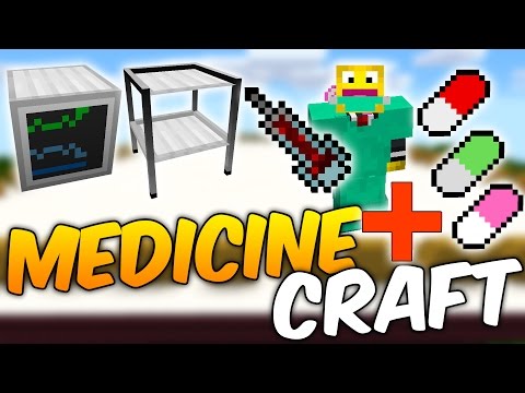 Download MOD CON MAS PÍLDORAS, DECORACIÓN DE HOSPITALES Y JERINGAS: MEDICINECRAFT - MINECRAFT MOD 1.8.9/1.8