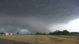 Hagelunwetter und Superzelle - Reutlingen - 28.07.2013