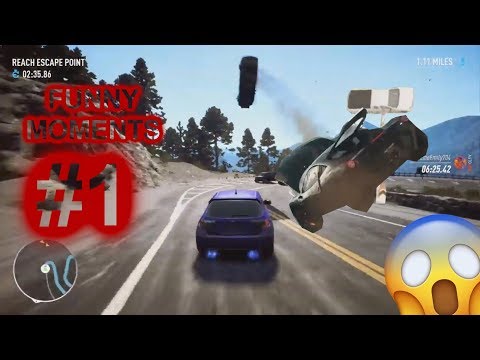 RACING GAMES FUNNY MOMENTS, FAILS COMPILATION #1 | PRELUD