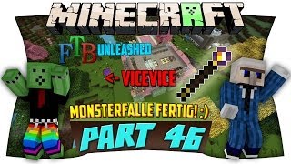 Minecraft: FTB-Unleashed - EP. 46 - MONSTERFALLE + TURTLEPOWER = FERTIG!