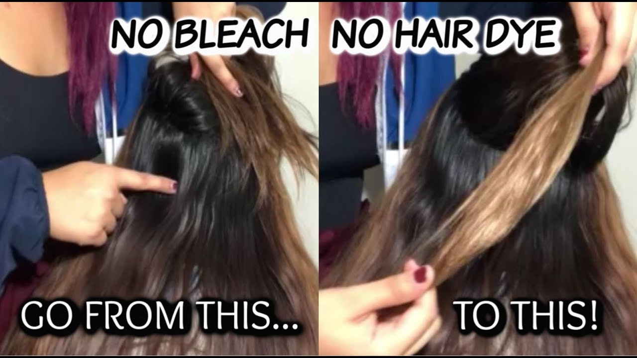 How To Make Hair Lighter Without Sun
