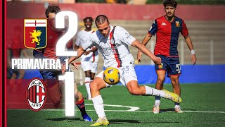 Magni's goal not enough, Rossoneri defeated | Genoa 2-1 AC Milan | Highlights Primavera