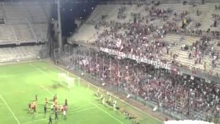 Salernitana - Teramo 0-3, a fine gara un coro dalla Curva Sud "Lotito guardala sta curva"