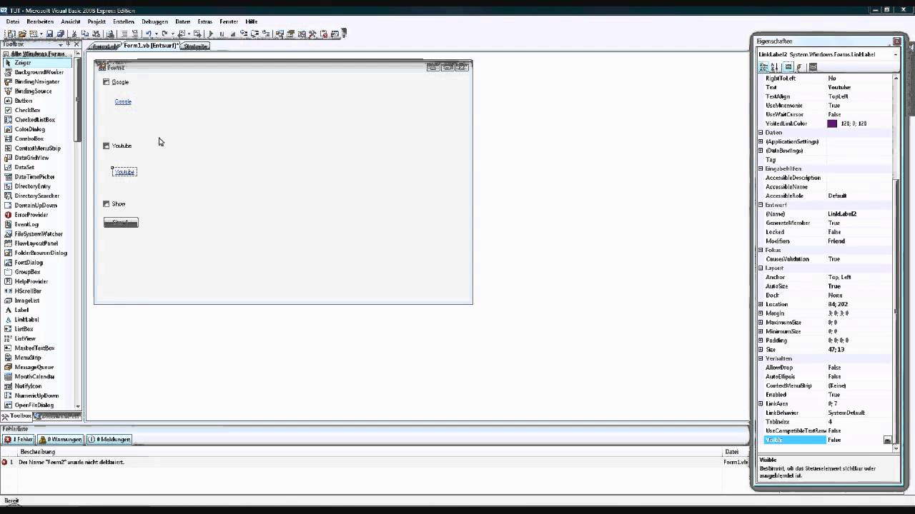 Tutorial Visual Basic Express Edition 2008 | tutorial visual basic express edition 2008 developerssmart Tutorial Visual Basic Express Edition 2008 | tutorial visual basic express edition 2008 developerssmart