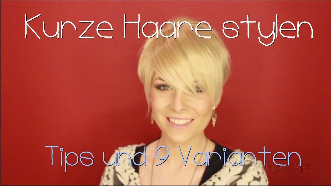 KURZE HAARE STYLEN • Miley Cyrus/ Pink Haarschnitt | WhenMaryPaints ...  width=