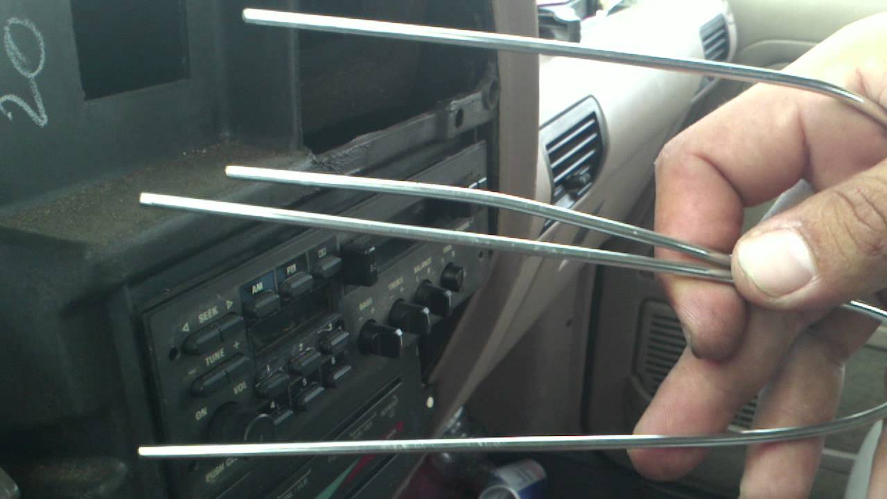 1990 Ford ranger radio removal